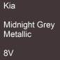 Preview: Kia, Midnight Grey Metallic, 8V.